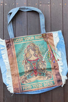 SHOE SHU | MIND + SOUL TOTE BAG VINTAGE DENIM | Bohemian Love Runway