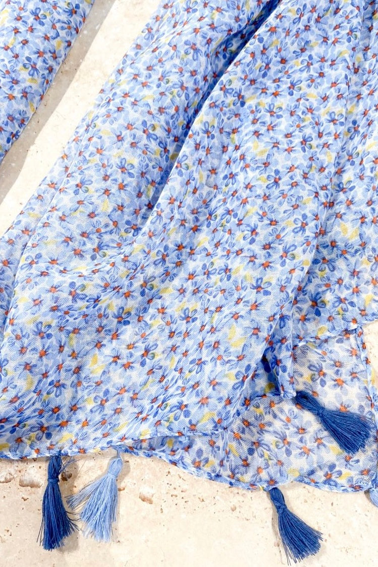 ANGELS WHISPER | DITSY FLORAL PRINT LIGHTWEIGHT SCARF | Bohemian Love Runway
