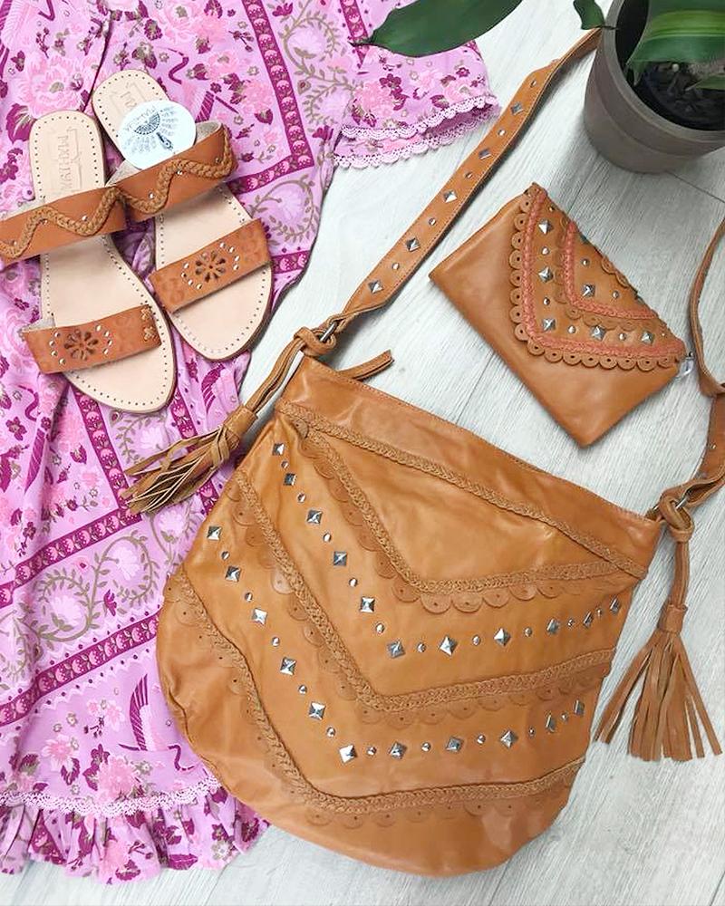 MAHIYA | MIMI BAG TAN | Bohemian Love Runway