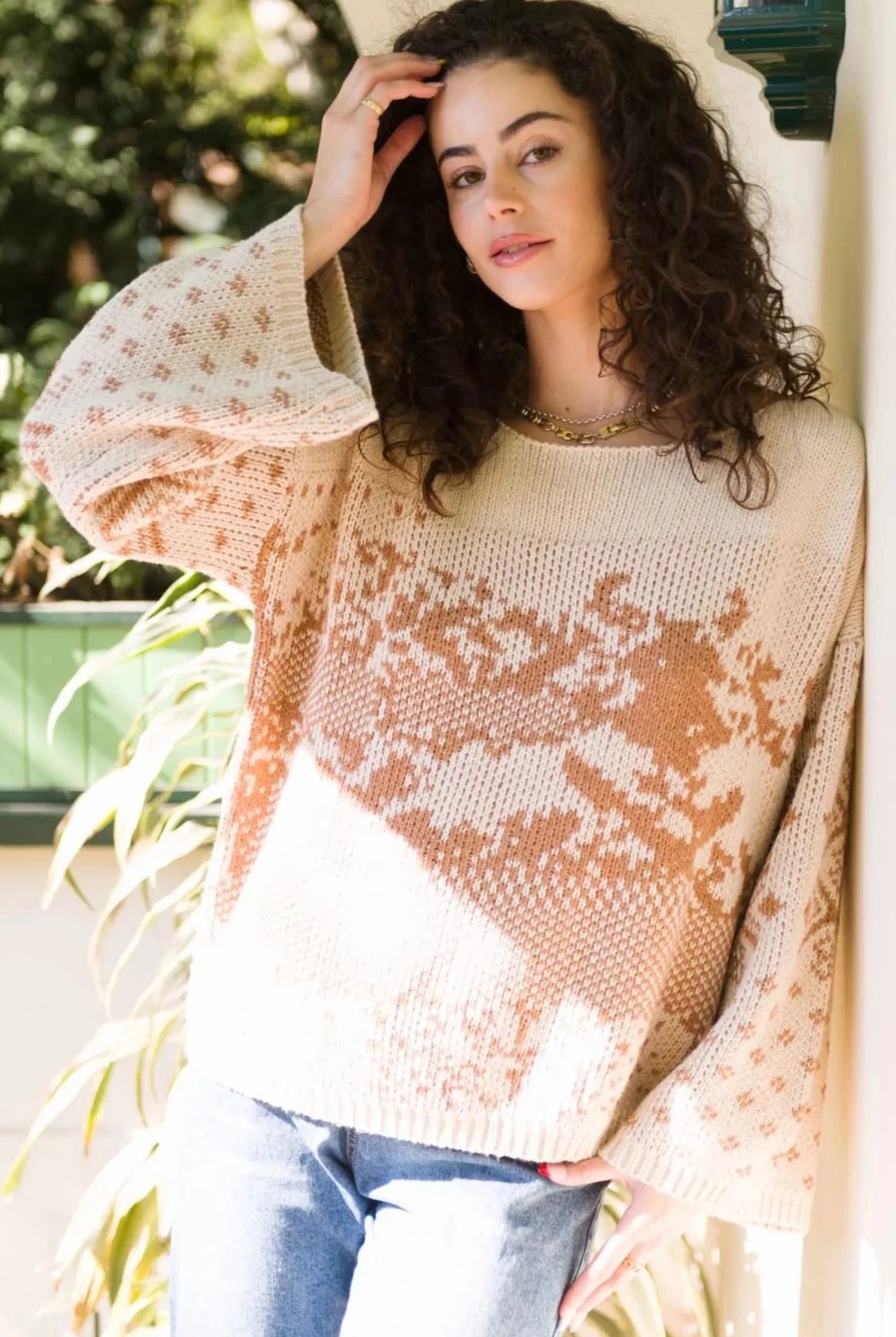 ARIA | GRACIE SWEATER COFFEE | Bohemian Love Runway