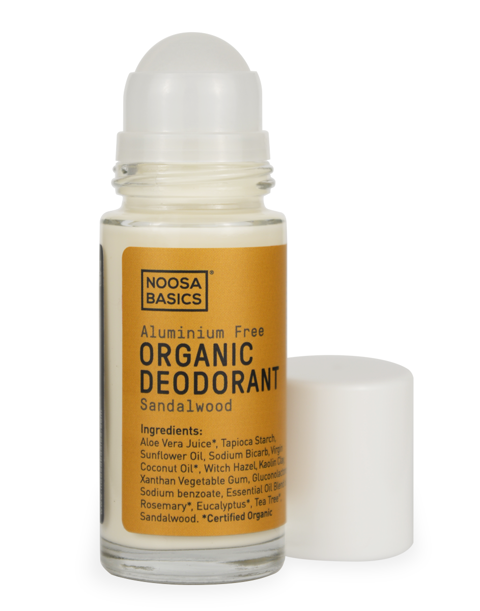 NOOSA BASICS | ORGANIC ROLL ON DEODORANT SANDALWOOD | Bohemian Love Runway