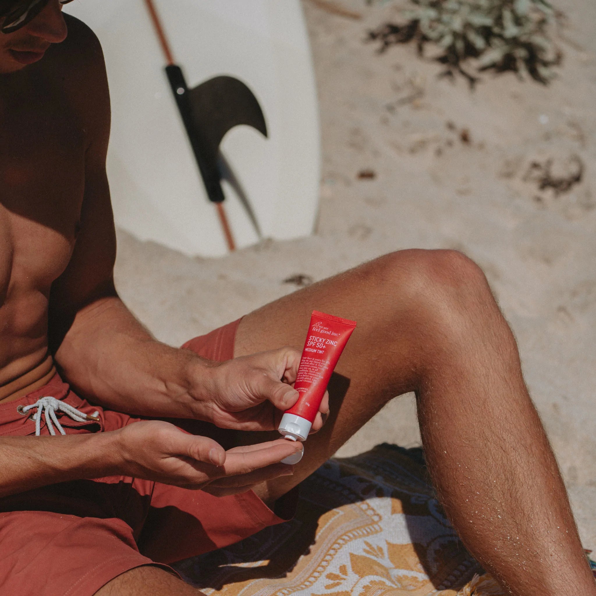 WE ARE FEEL GOOD INC | STICKY ZINC SPF 50+ LIGHT TINT | Bohemian Love Runway