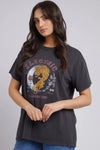ALL ABOUT EVE | WILD MOON TEE WASHED BLACK | Bohemian Love Runway