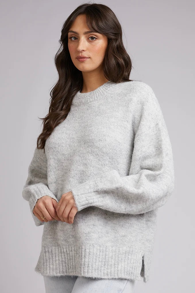  ALL ABOUT EVE | POPPY KNIT GREY MARLE | Bohemian Love Runway