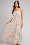  ALL ABOUT EVE | GROUNDED MAXI DRESS TAN | Bohemian Love Runway