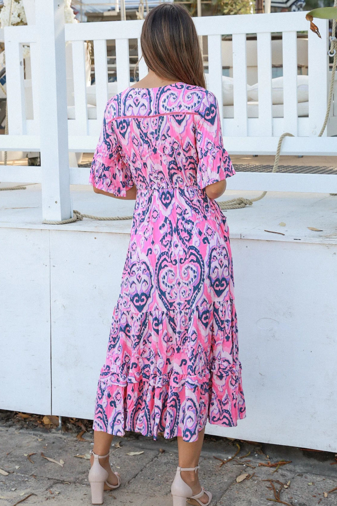  AVAMIA | SABRINA MIDI DRESS | Bohemian Love Runway