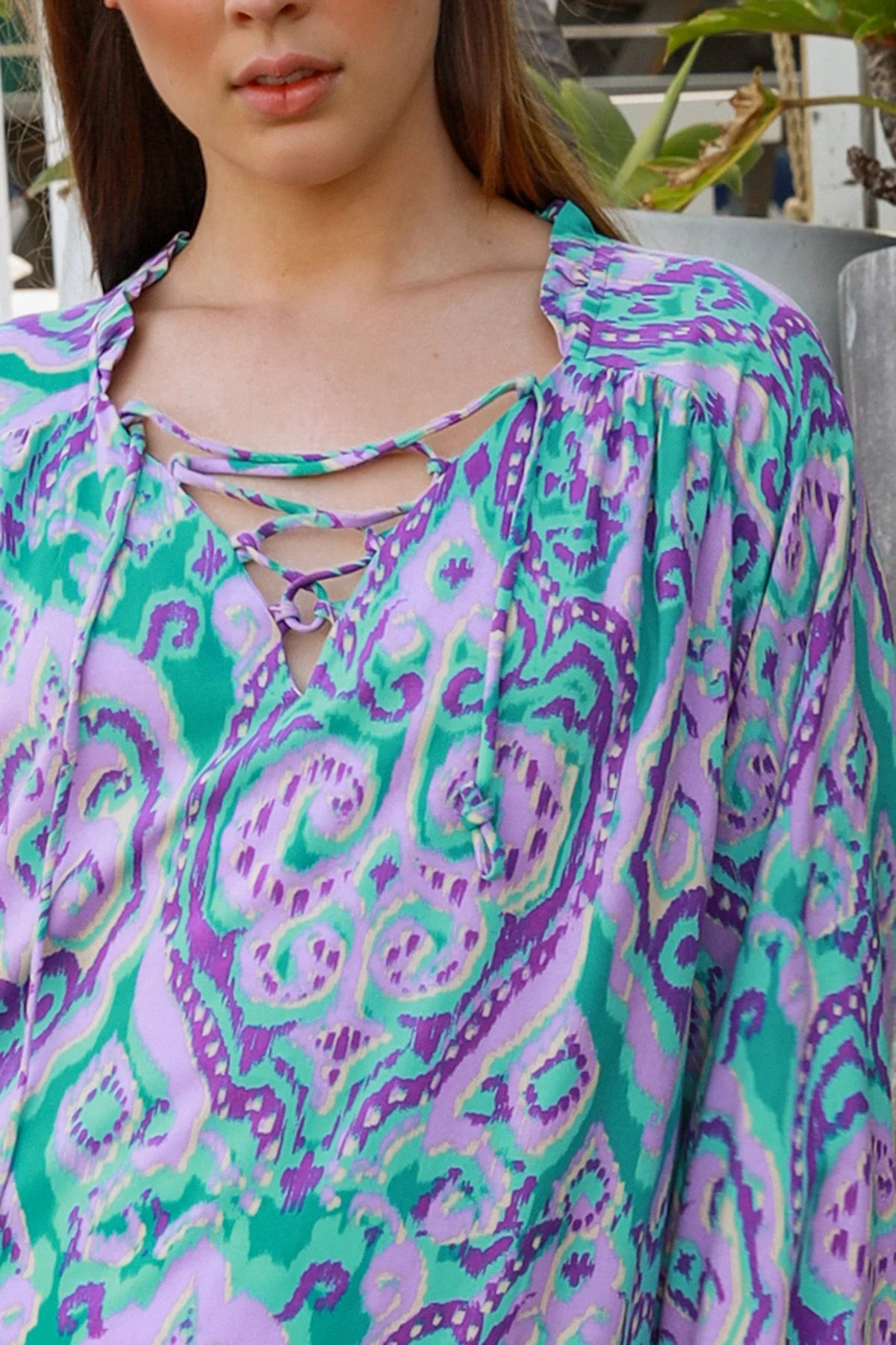  AVA & MIA | MONTEGO SMOCK MINI DRESS RAYON | Bohemian Love Runway