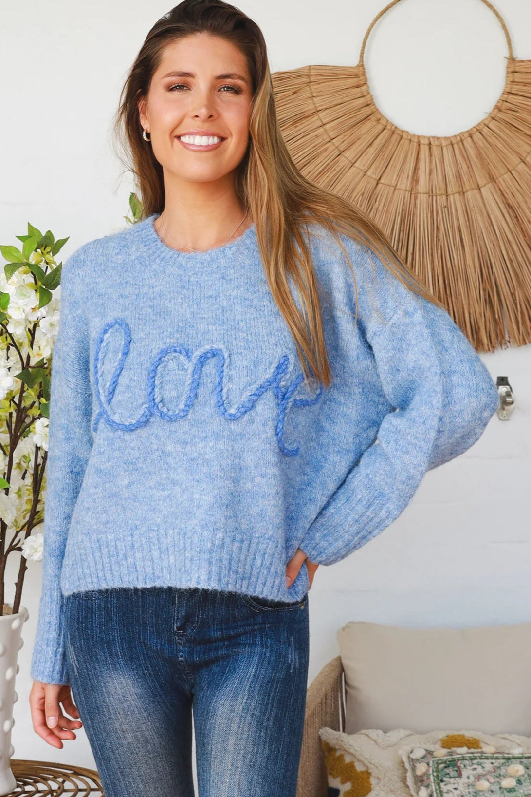  CHARLOTTE THE LABEL | LOVE KNIT BLUE | Bohemian Love Runway