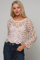  WILLOW | FERNANDA CROCHET LONG SLEEVE TOP | Bohemian Love Runway