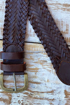  SHOE SHU | BOHO LEATHER BELT BROWN | Bohemian Love Runway