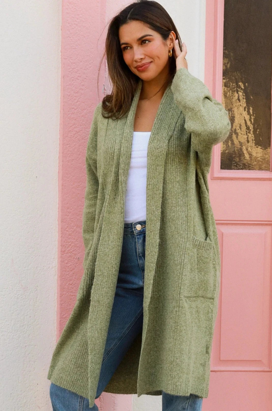  CHARLOTTE THE LABEL | CHARLOTTE KNIT CARDIGAN PISTACHIO | Bohemian Love Runway