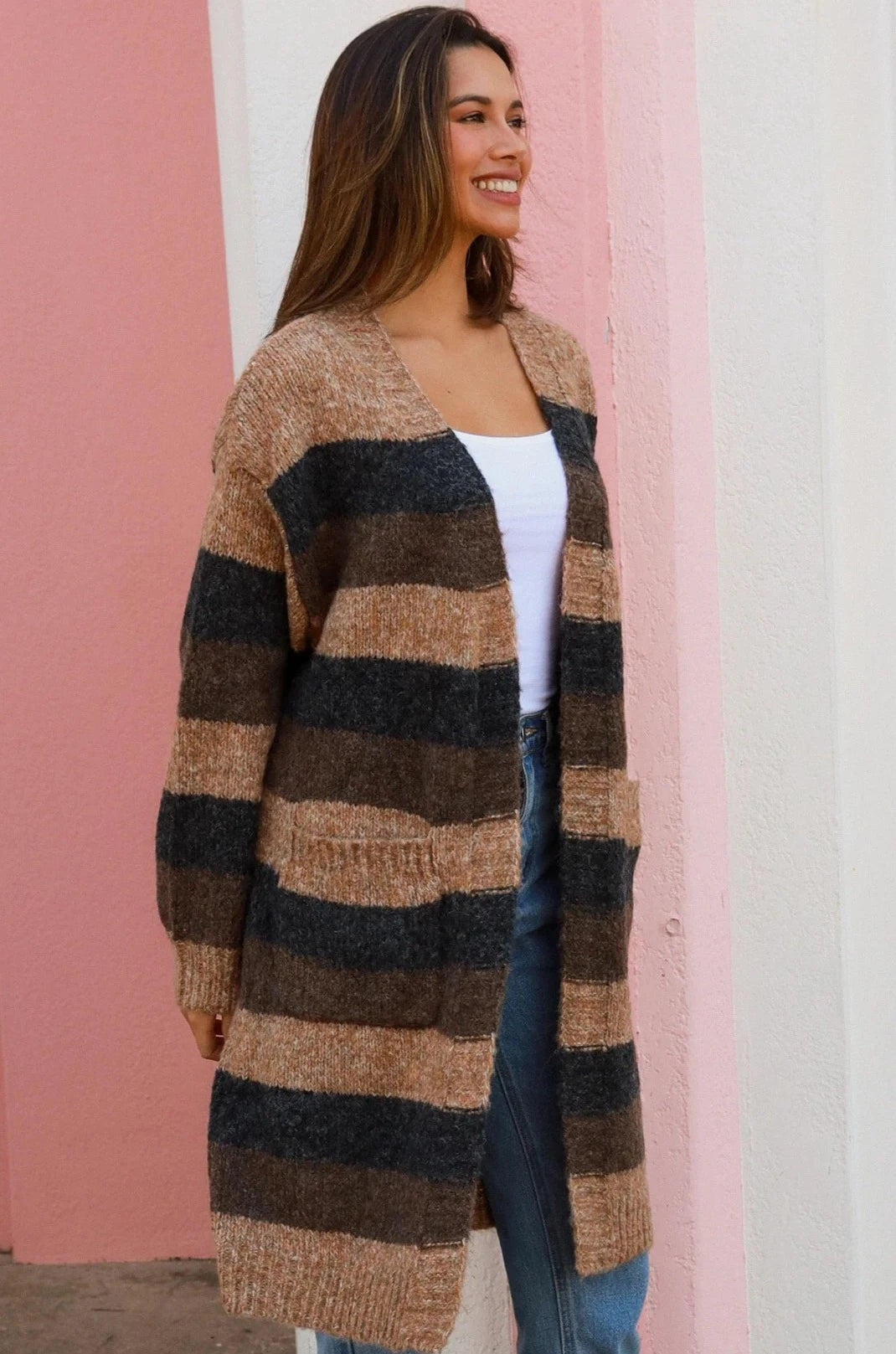  CHARLOTTE THE LABEL | HARLOW KNIT CARDIGAN CHOCOLATE | Bohemian Love Runway