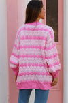 CHARLOTTE THE LABEL | PENNY KNIT CARDIGAN PINK | Bohemian Love Runway