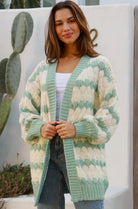  CHARLOTTE THE LABEL | PENNY KNIT CARDIGAN PISTACHIO | Bohemian Love Runway