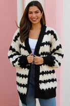  CHARLOTTE THE LABEL | PENNY KNIT CARDIGAN PINK BLACK | Bohemian Love Runway