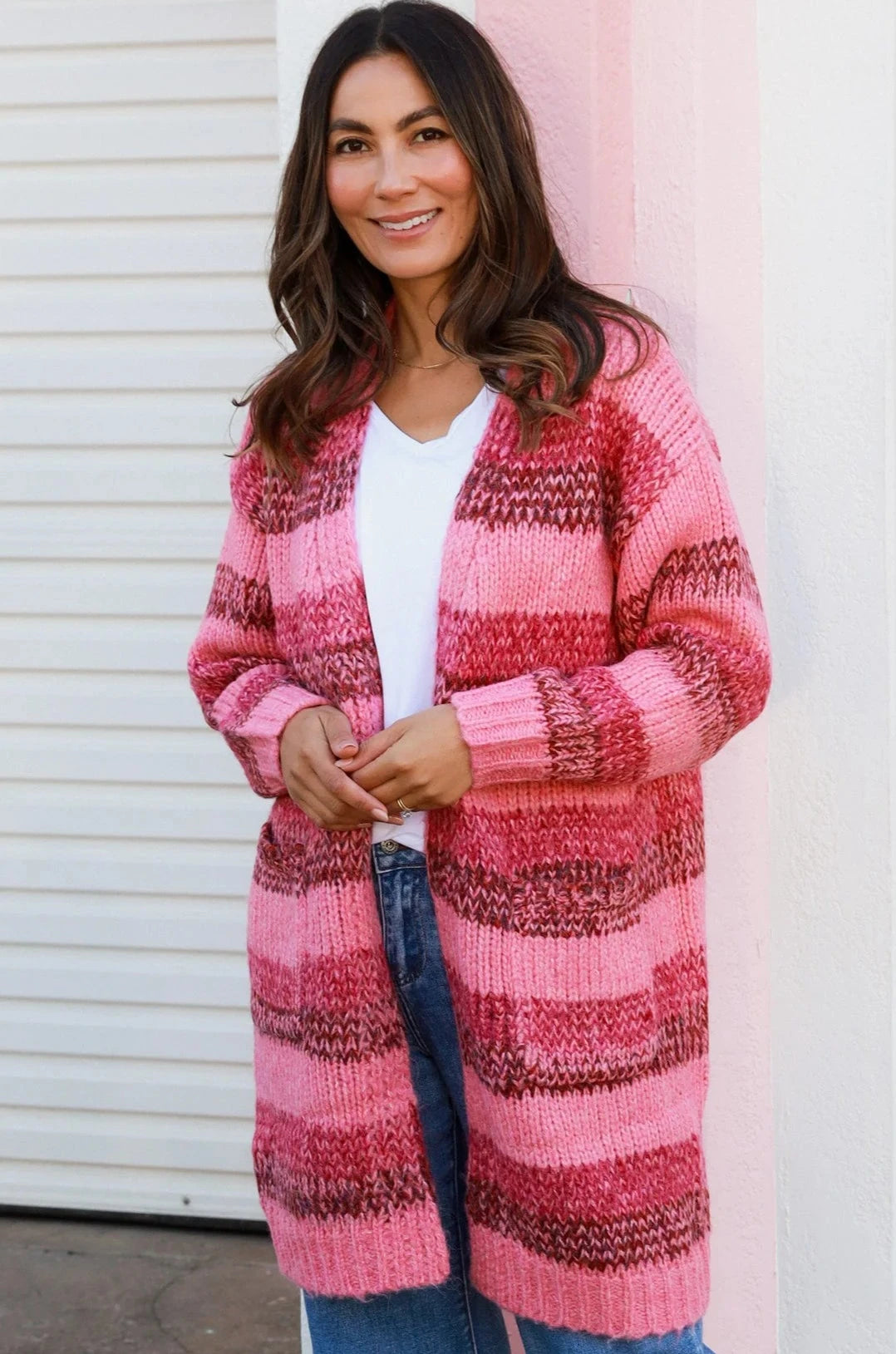  CHARLOTTE THE LABEL | HARLOW KNIT CARDIGAN PINK | Bohemian Love Runway