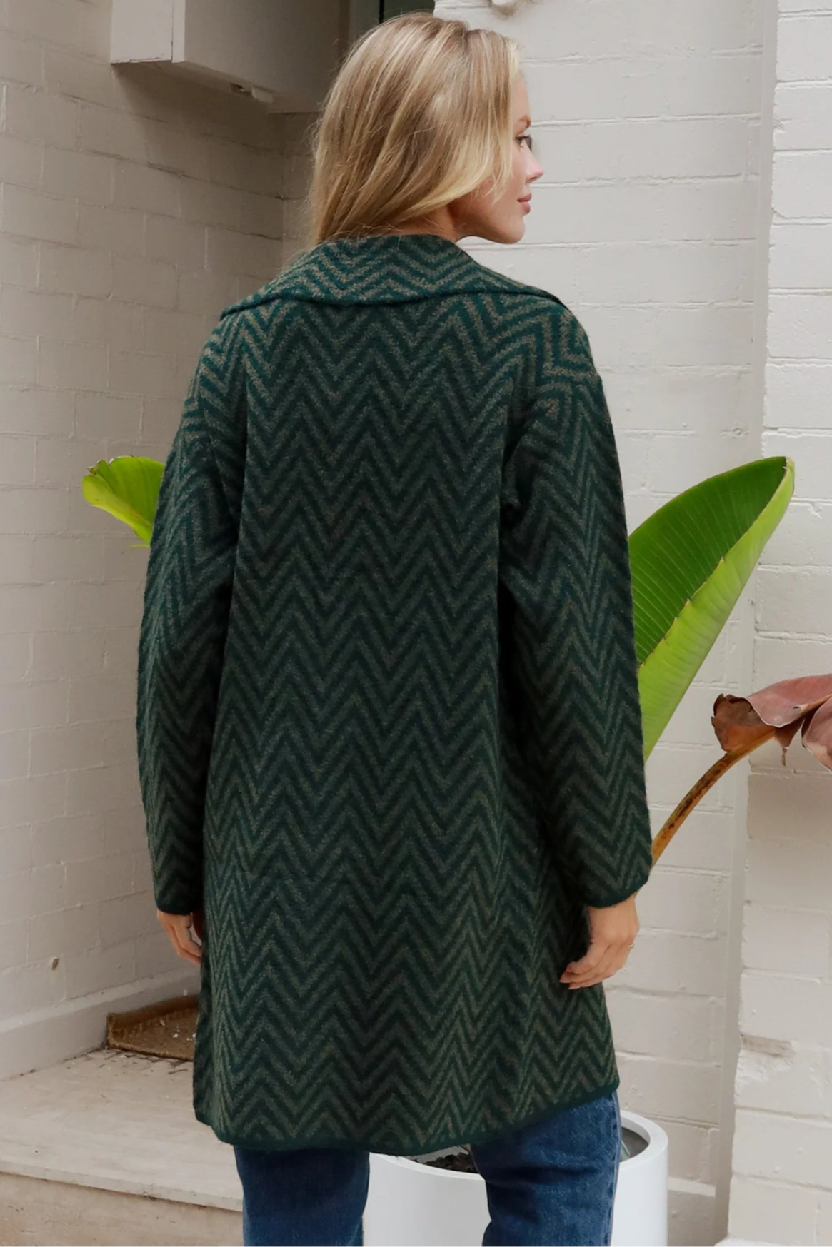  CHARLOTTE THE LABEL | KIA KNIT JACKET EMERALD | Bohemian Love Runway
