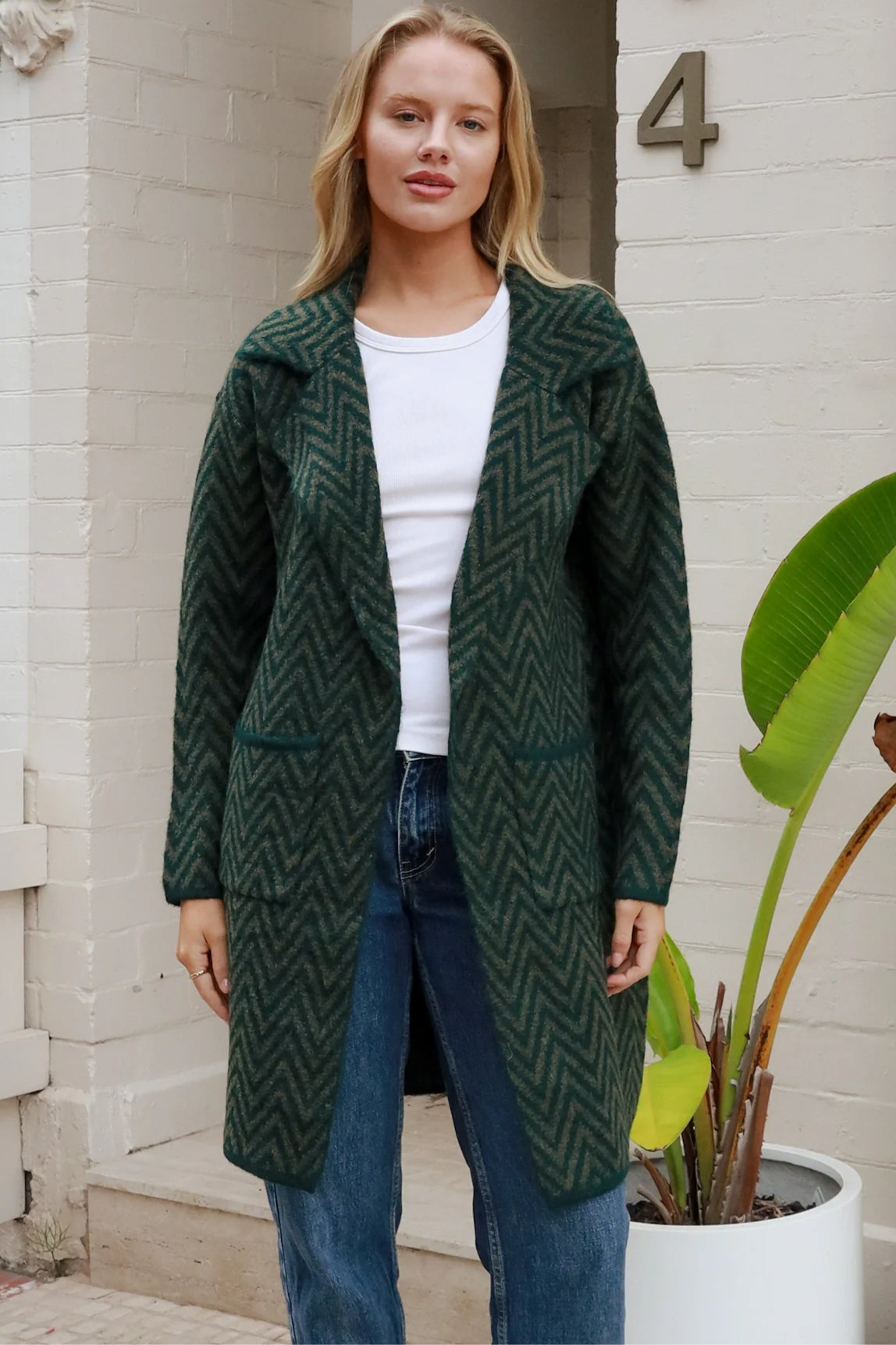  CHARLOTTE THE LABEL | KIA KNIT JACKET EMERALD | Bohemian Love Runway