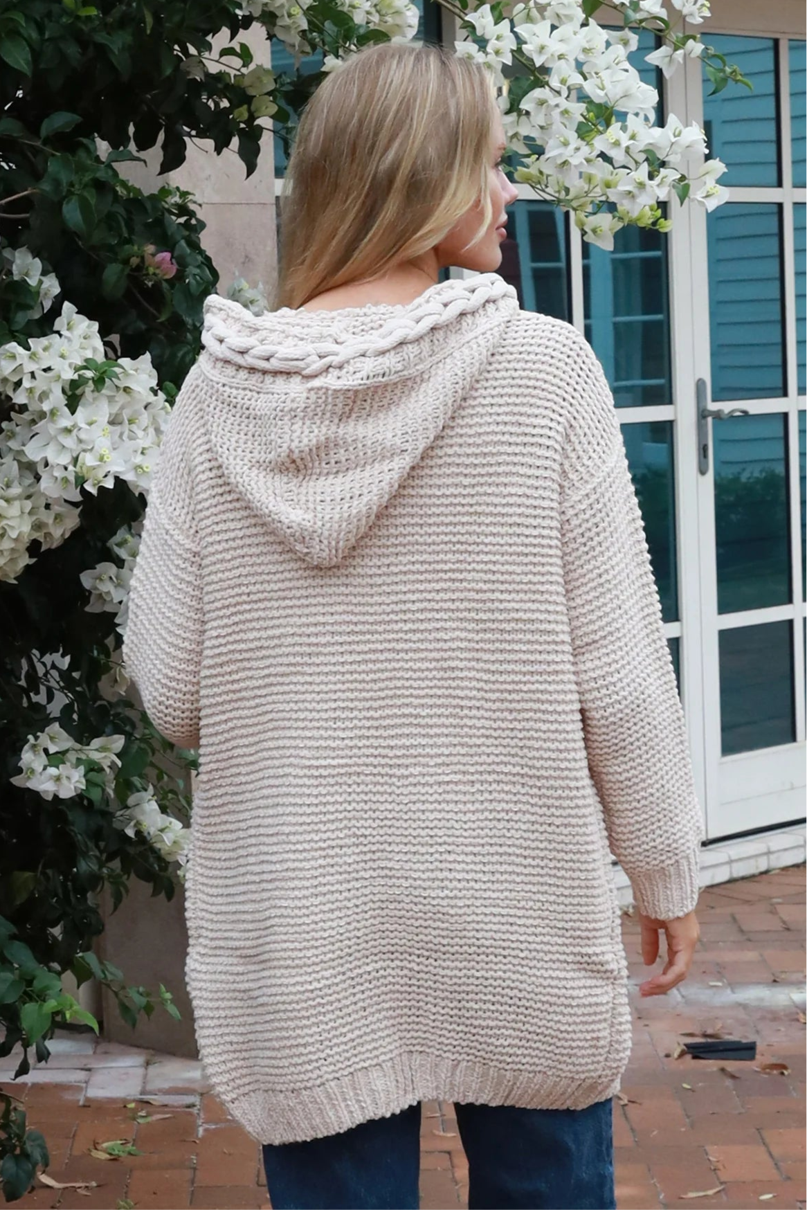  ISABELLA | HARMONY KNIT CARDIGAN BEIGE | Bohemian Love Runway