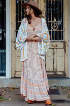  LOVE ST | WANDER FREE MAXI DRESS PEACH | Bohemian Love Runway