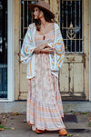 LOVE ST | WANDER FREE MAXI DRESS PEACH | Bohemian Love Runway