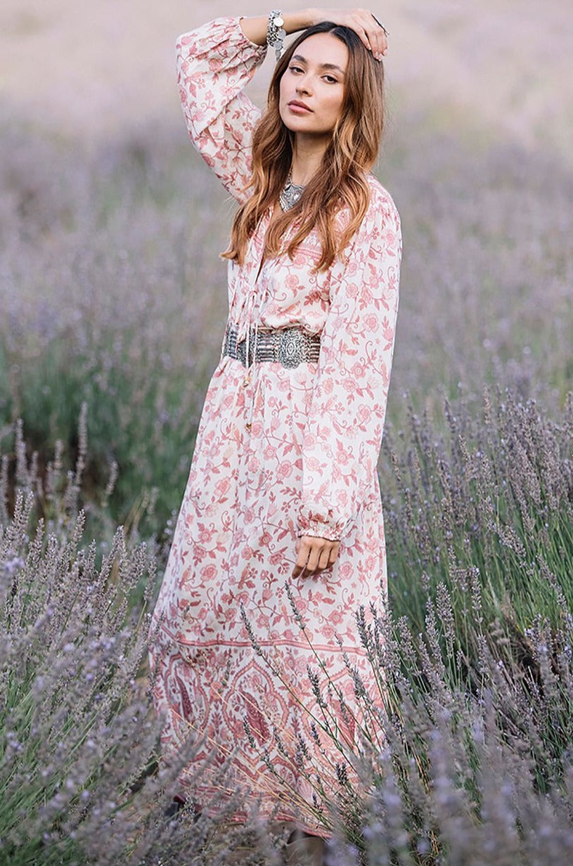  HOUSE OF SKYE | WANDERLUST GYPSY DRESS ROSETTE | Bohemian Love Runway