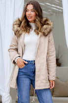  MISS MARLOW | MAYE FUR TRIM ANORAK LATTE | Bohemian Love Runway