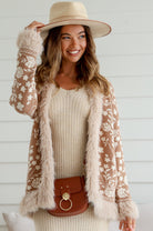  MISS MARLOW | LOMBARD FUR TRIM JACKET CAMEL | Bohemian Love Runway