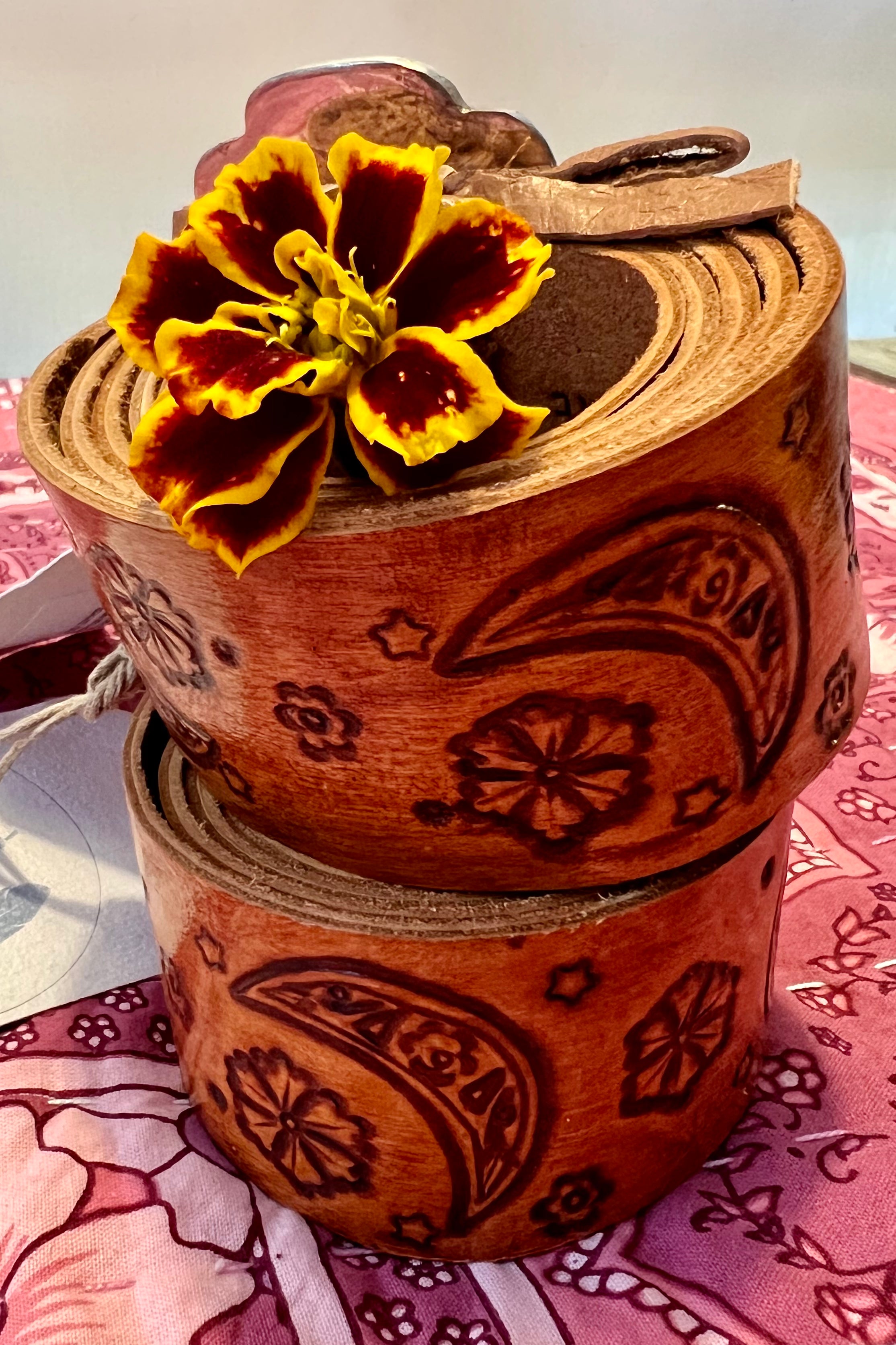  HOUSE OF SKYE | STARDUST LEATHER BELT TAN | Bohemian Love Runway