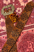  HOUSE OF SKYE | MANDALA LEATHER BELT TAN | Bohemian Love Runway