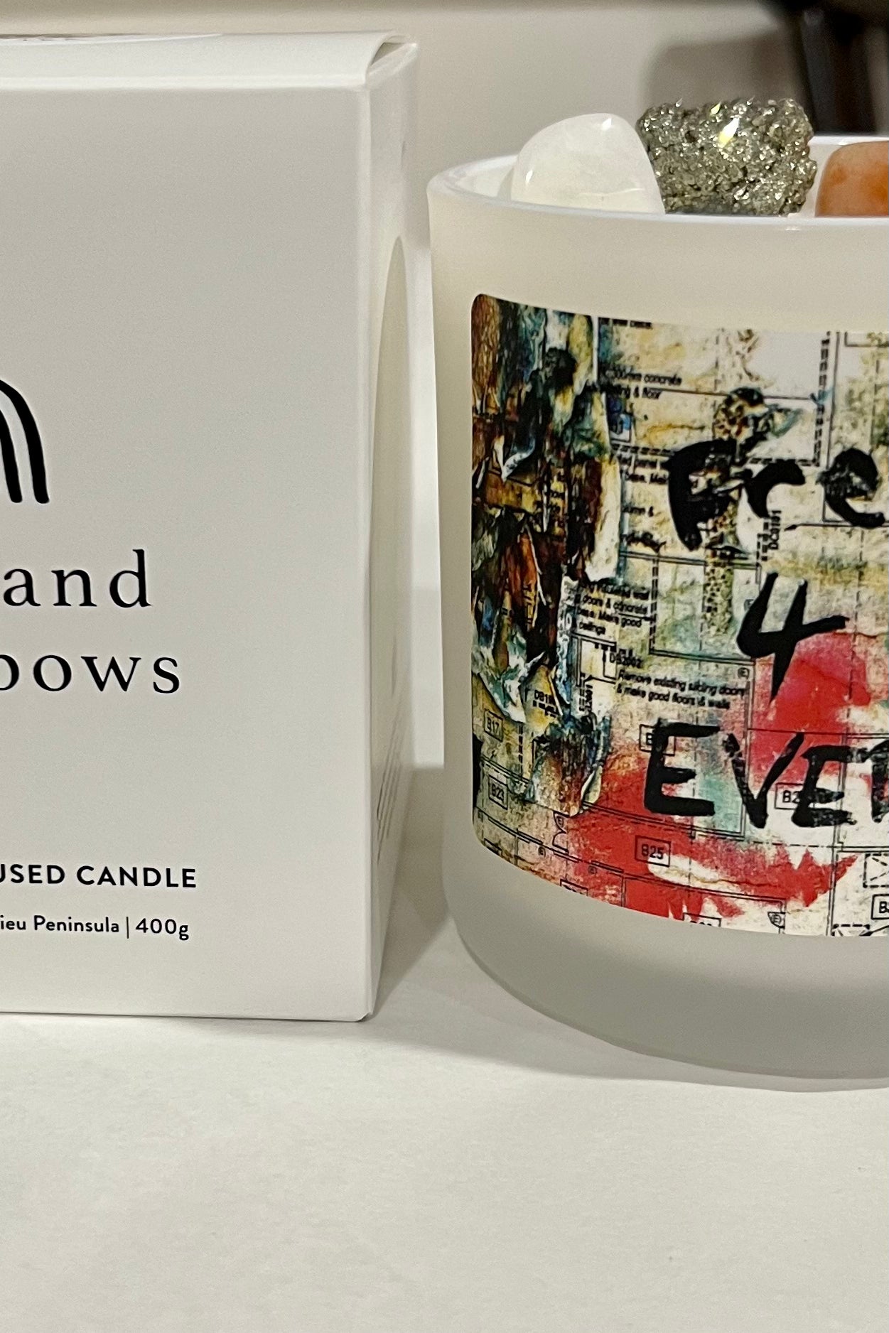  SALT AND RAINBOWS | FREE 4 EVER CRYSTAL CANDLE LIMITED EDITION | Bohemian Love Runway