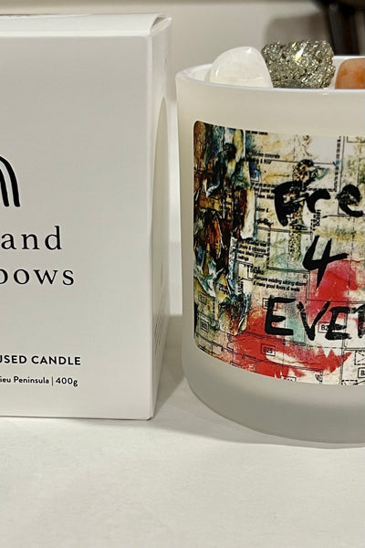 SALT AND RAINBOWS | FREE 4 EVER CRYSTAL CANDLE LIMITED EDITION | Bohemian Love Runway