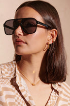  ANGELS WHISPER | MUSTY AVIATOR SUNGLASSES BLACK | Bohemian Love Runway