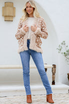  MISS MARLOW | LOMBARD FUR TRIM JACKET CAMEL | Bohemian Love Runway