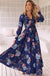 BOTANICA LONG SLEEVE INDIANA MAXI DRESS