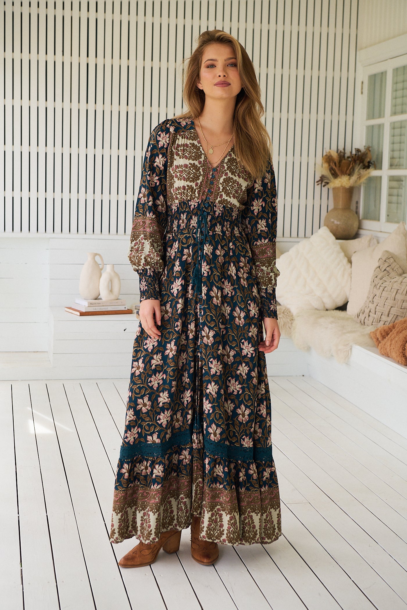  JAASE | NOMADE SABRINA MAXI DRESS | Bohemian Love Runway