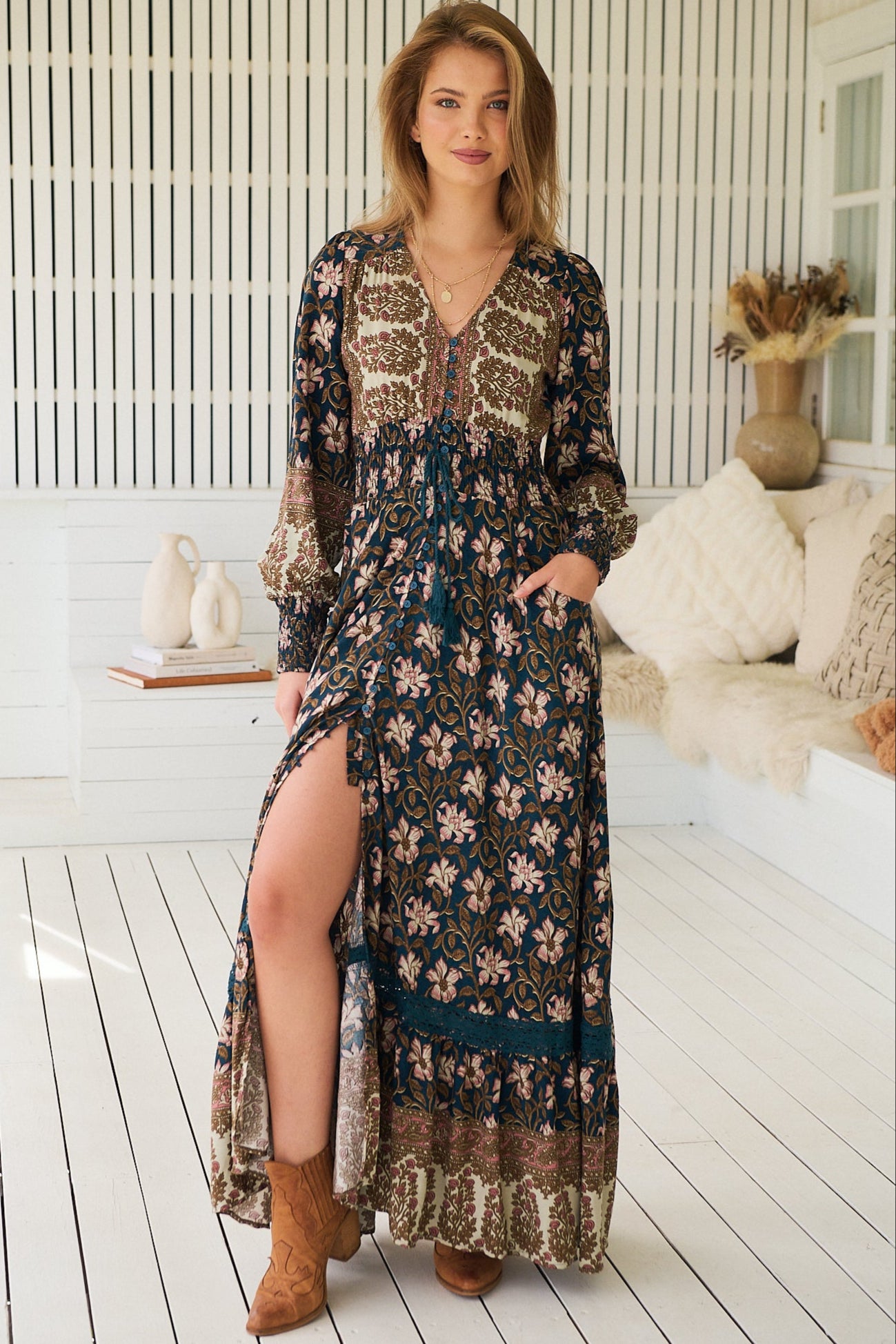  JAASE | NOMADE SABRINA MAXI DRESS | Bohemian Love Runway