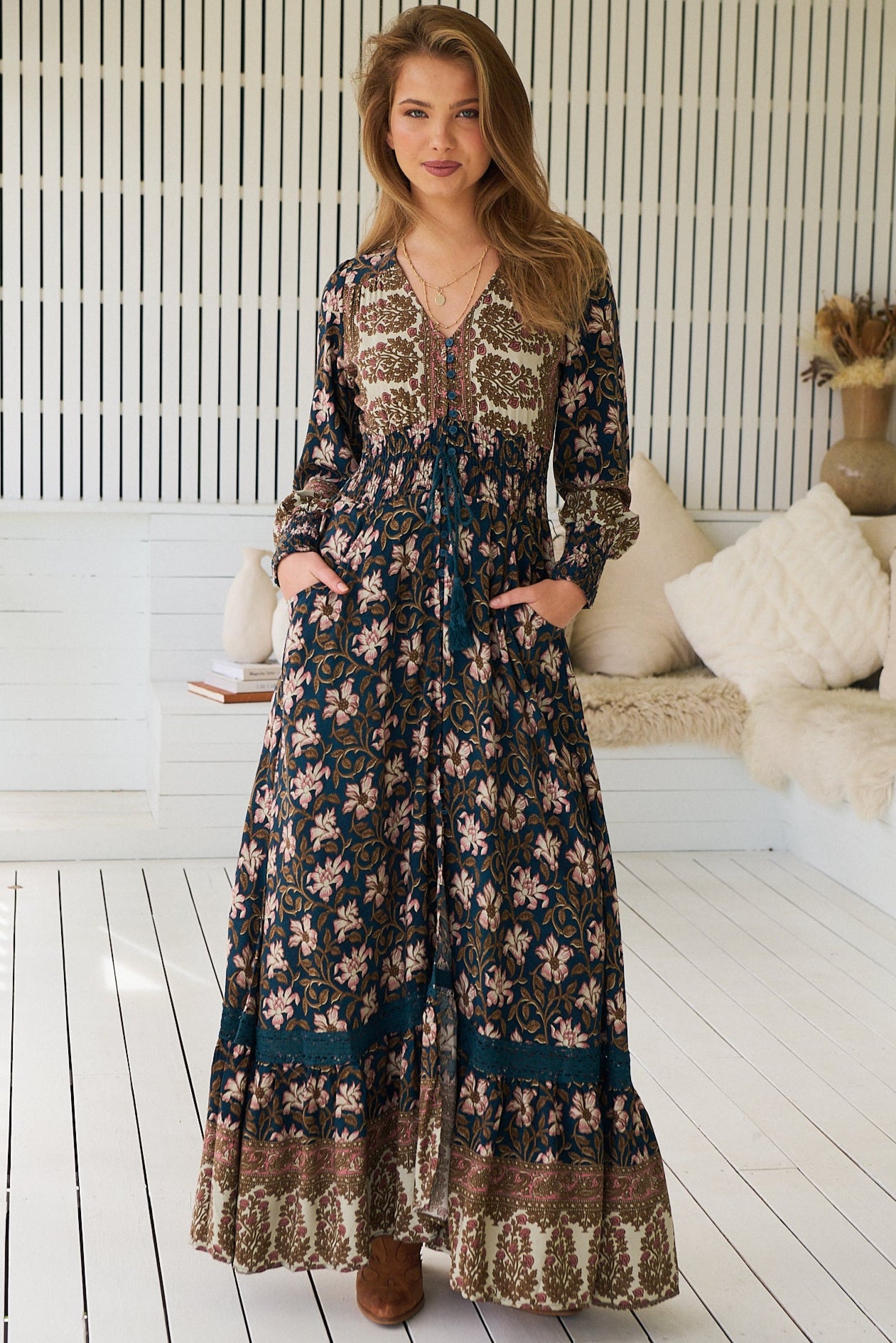  JAASE | NOMADE SABRINA MAXI DRESS | Bohemian Love Runway