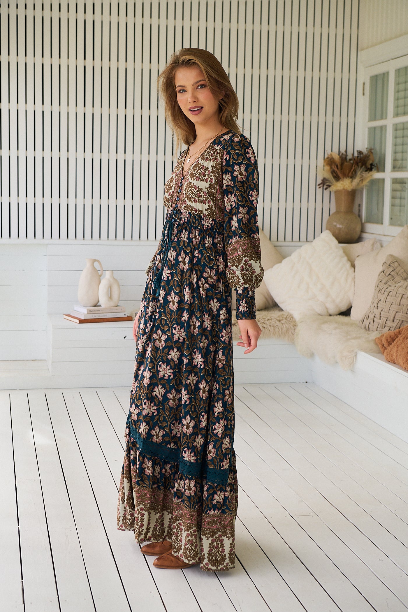  JAASE | NOMADE SABRINA MAXI DRESS | Bohemian Love Runway