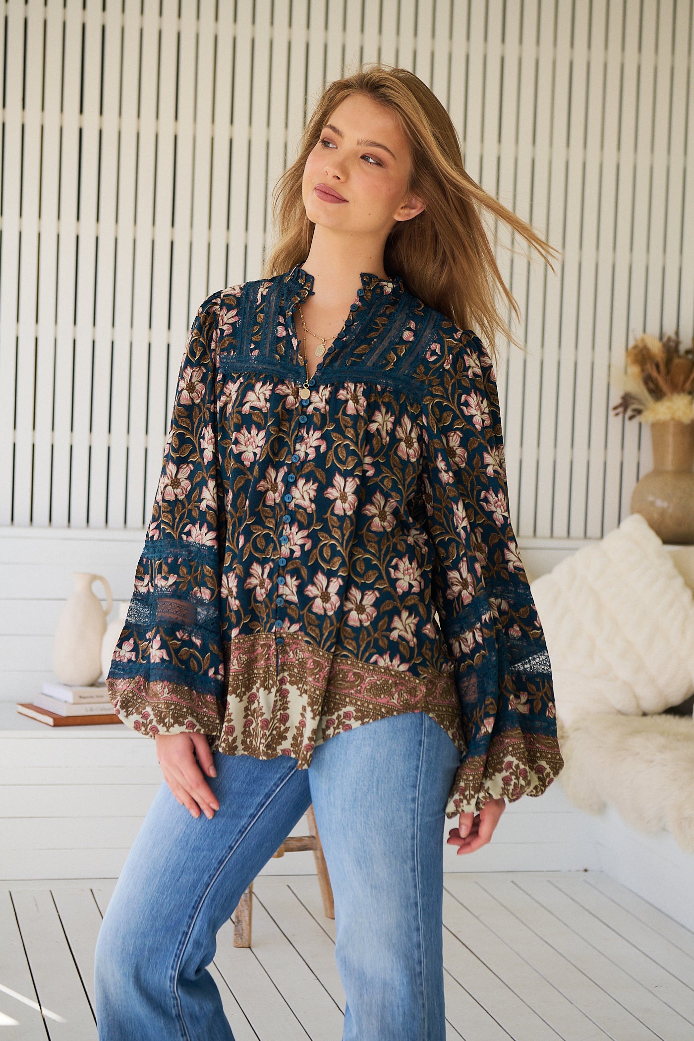 JAASE | NOMADE NADIA BLOUSE | Bohemian Love Runway