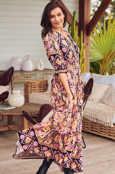 JAASE | APRICOT BLOSSOM CHELSEA MAXI DRESS | Bohemian Love Runway