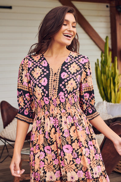 JAASE | APRICOT BLOSSOM CHELSEA MAXI DRESS | Bohemian Love Runway