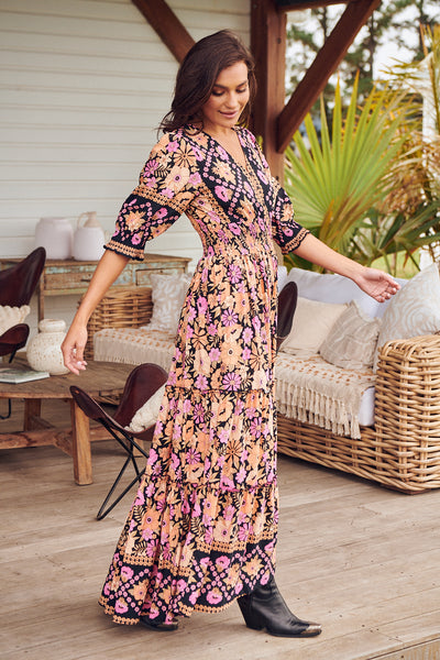 JAASE | APRICOT BLOSSOM CHELSEA MAXI DRESS | Bohemian Love Runway