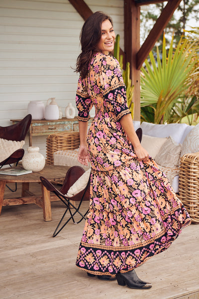 JAASE | APRICOT BLOSSOM CHELSEA MAXI DRESS | Bohemian Love Runway