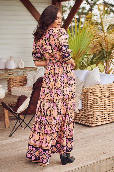 JAASE | APRICOT BLOSSOM CHELSEA MAXI DRESS | Bohemian Love Runway