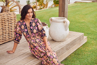 JAASE | APRICOT BLOSSOM CHELSEA MAXI DRESS | Bohemian Love Runway