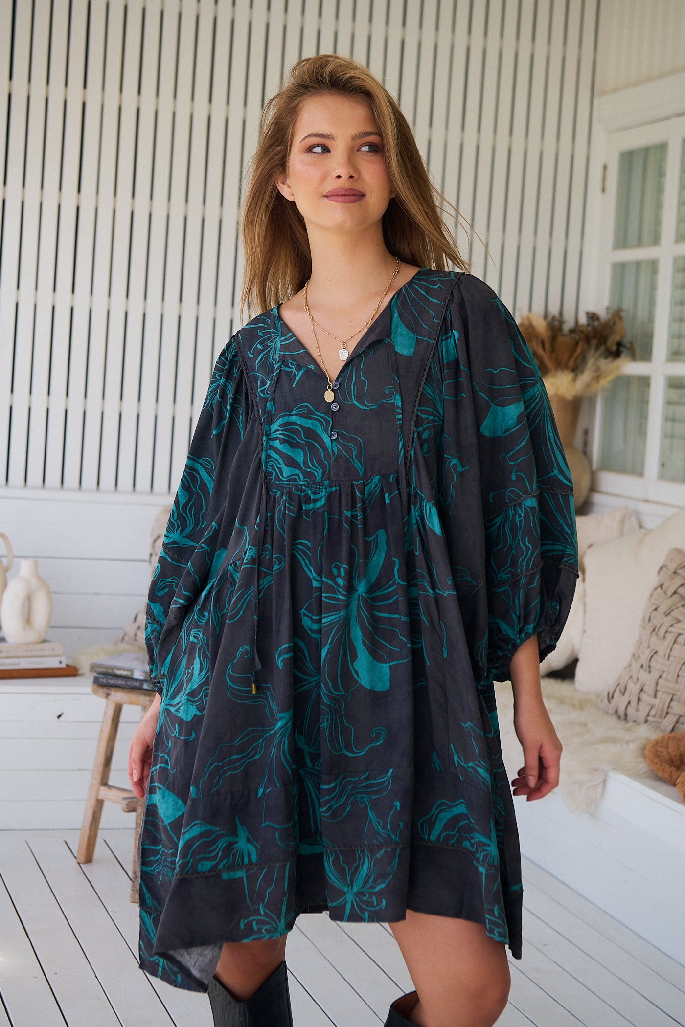  JAASE | MIDNIGHT LILLY ADELA MINI DRESS | Bohemian Love Runway