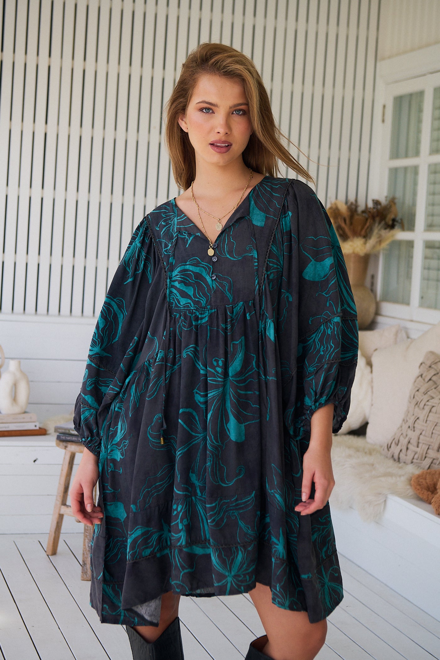  JAASE | MIDNIGHT LILLY ADELA MINI DRESS | Bohemian Love Runway