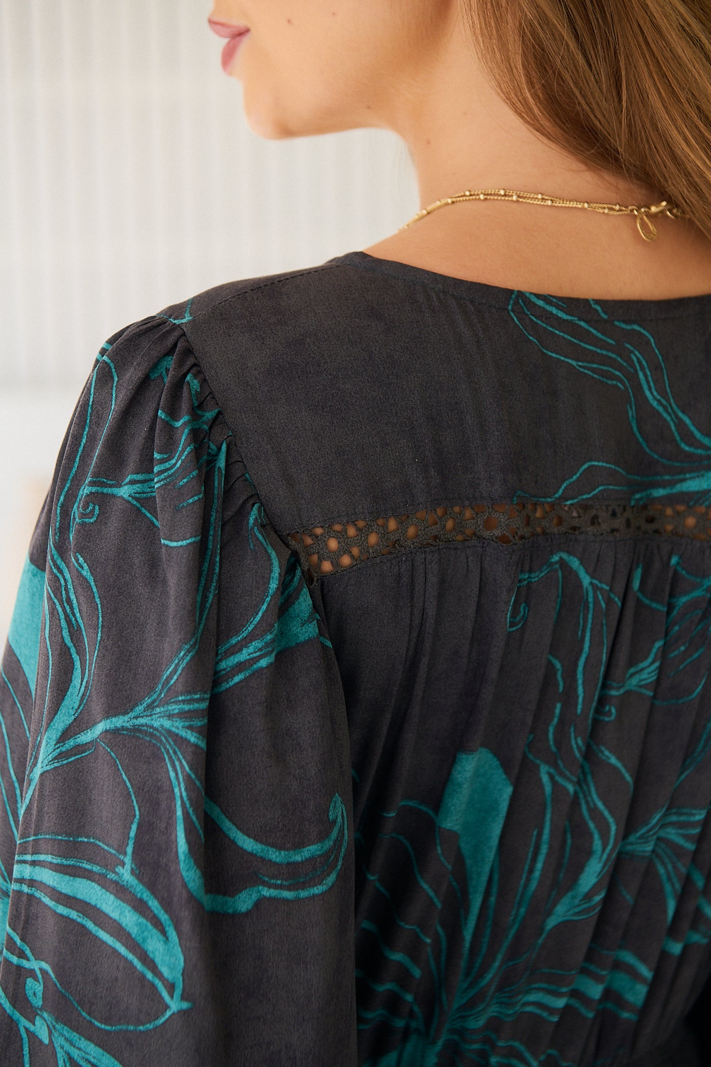  JAASE | MIDNIGHT LILLY LONG SLEEVE CARMEN MAXI DRESS | Bohemian Love Runway