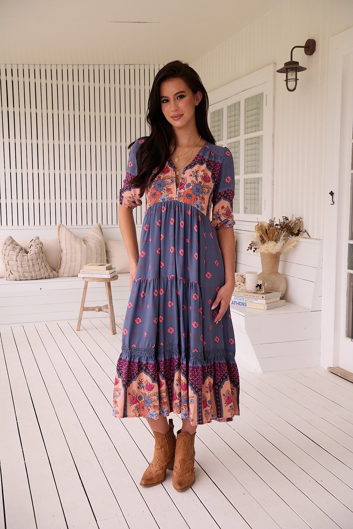  JAASE | LANEY EVE LACE MIDI DRESS | Bohemian Love Runway